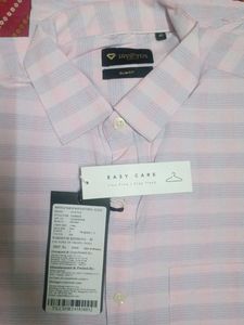 Men's Pink Striped Slim Fit Shirt