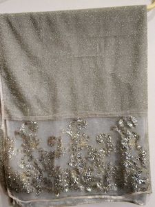 Golden Beautiful hijab dupatta
