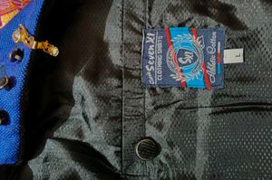 Navy Blue Half Men's Koti Jacket
