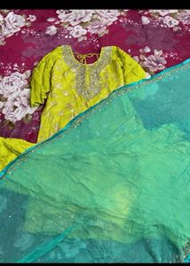 Exquisite Embroidered Kurta Set