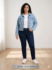 Stylish Cropped Denim Jacket