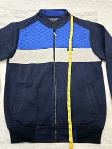 Men's Blue & Navy Zip-Up Jacket