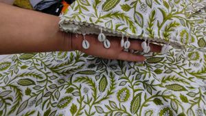 Green Paisley Print Kurta