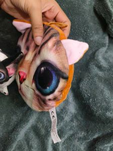Cute Plush Cat and Dog Set