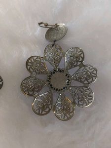 Bohemian Statement Flower Earrings