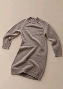 MOCHA BROWN HIGH NECK LONG SLEEVE NITTED BODYCON