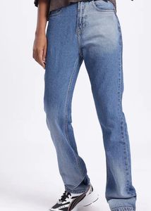 Two-Tone Denim Jeans