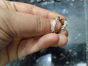 Set of 5 Elegant Toe Rings