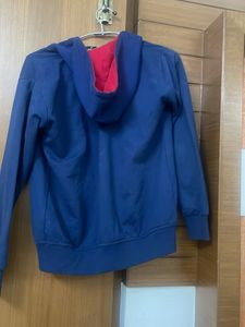 Blue Hoodie Jacket