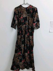 New Long Ethnic Gown with Belt