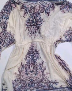 y2k vintage Bohemian Paisley Top