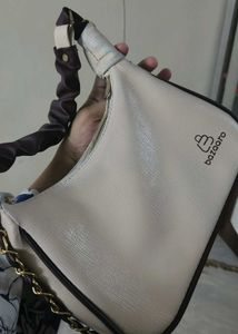 Stylish Cream Shoulder Bag