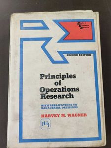 Principles Of Operations Research