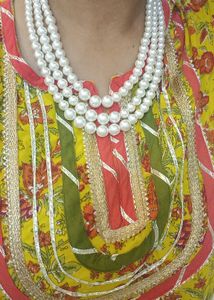 Elegant Multi-Strand Pearl Necklace Set