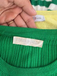 Vibrant Green Embellished Long Sleeve Top