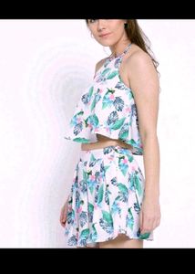 summer top skirt set