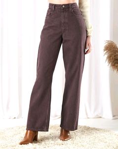Shein Full Length Button Closure Clean Wash Jeans