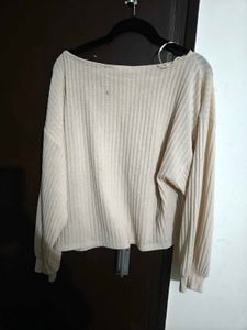 Ribbed Knit sweater with tag