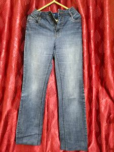vintage Blue Denim washed jeans