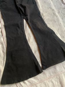 y2k black bootcut jeans