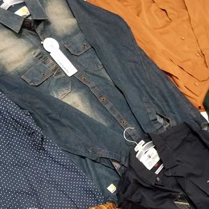 Men's Branded Shirts, Buy 3 Only in 1299/-