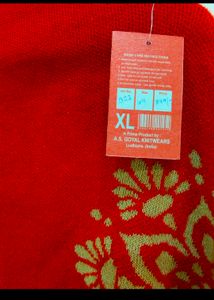 Red Bridal Poncho