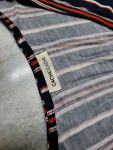Striped Wrap Dress