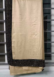Elegant Beige Saree