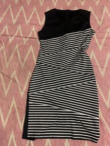 Striped Sleeveless Sheath Dress