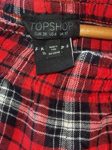 Red Plaid Sleep Shorts