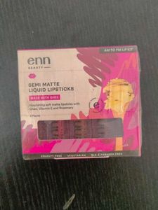 ENN semi Matte Liquid Lipstick 5 Pieces