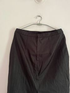 Classic Black A-Line Midi Skirt