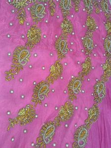 Heavy Beautiful Pink Embroidered gown