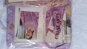 Embroidered Kurta Set - Blush &amp; Lavender