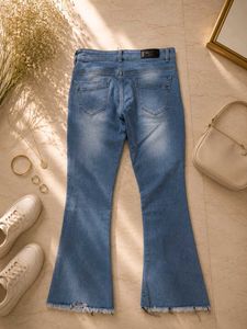 Blue Flared Jeans