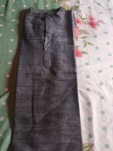 Men's Grey Kurta