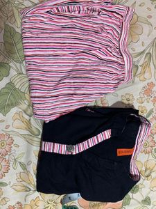 Black Kurti Set