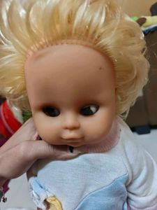 Vintage Baby Doll with Blonde Hair