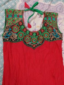 Red ♥️ Anarkali Dress