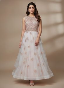 Designer Embroidered Ethnic Gown