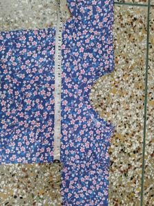long kurti blue colour