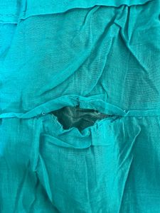 Beautiful Teal &amp; Pink Ethnic Gown- XL