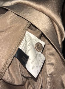 ⚜️Chic Taupe Silk Blouson Top ⚜️