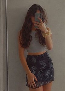 Tiger Print Mesh Mini Skirt