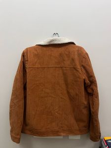 Brown Corduroy Sherpa Jacket