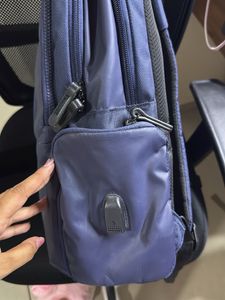 Navy Blue Laptop Backpack