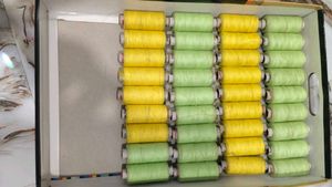 Sewing Thread Bundle - Yellow & Green