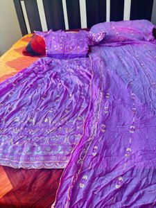 Elegant Purple Lehenga Choli Set