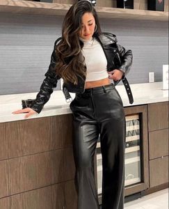 Zara Leather Pants