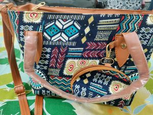 Stylish Handbag &amp; Pouch Set